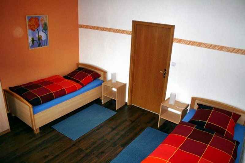 Schlafzimmer in der Ferienwohnung Tungeln bei Oldenburg